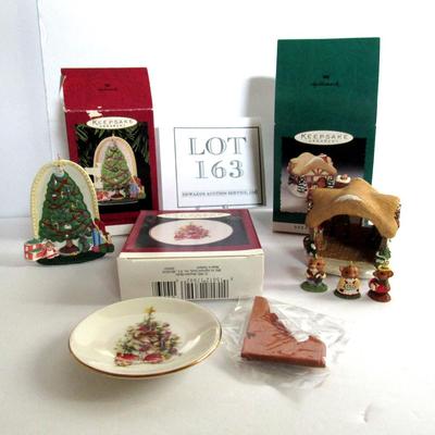 Lot of 3 Older Hallmark Christmas Ornaments