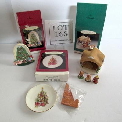 Lot of 3 Older Hallmark Christmas Ornaments