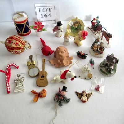 Lot of Misc Christmas Ornaments, Some Older
