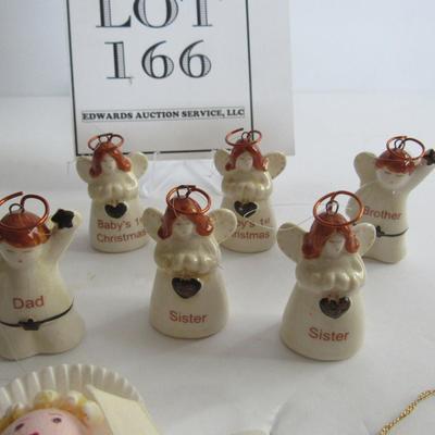 Misc Angel Christmas Ornament Lot