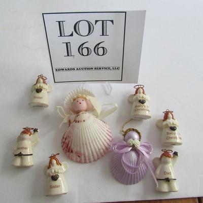 Misc Angel Christmas Ornament Lot