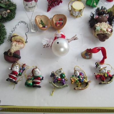 Lot of Christmas Ornaments and Decor