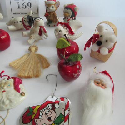 Christmas Decor Lot, Figures and Ornaments