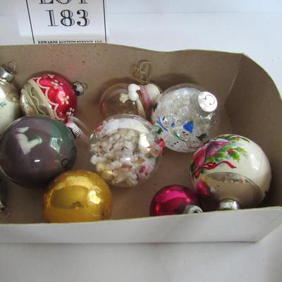 Misc Vintage Christmas Ornament Lot