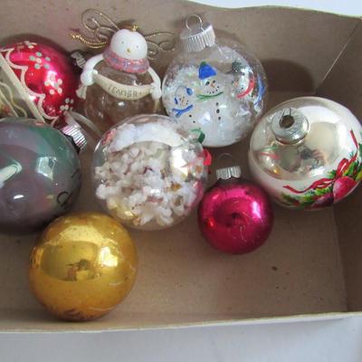 Misc Vintage Christmas Ornament Lot