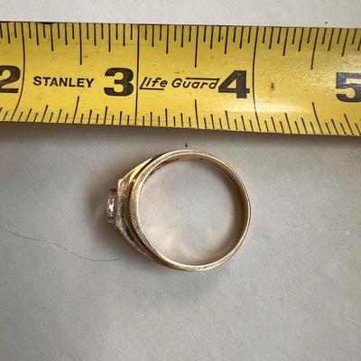 14k Gold Mens Ring