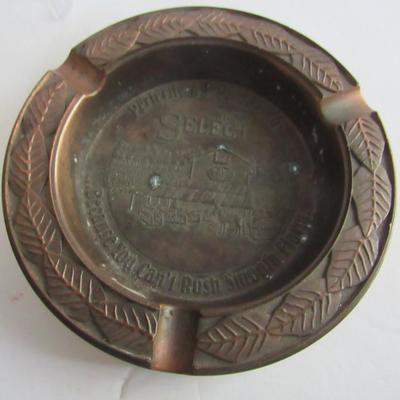 Old Match Holder and Ashtray