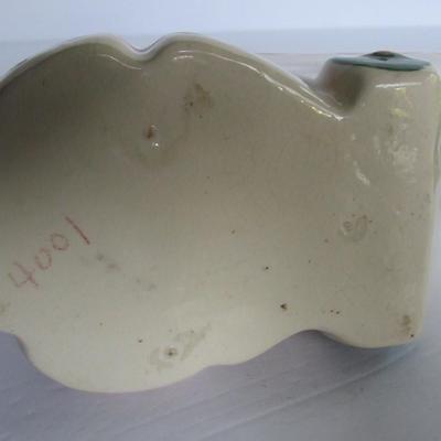 Vintage Pottery Planter, Girl