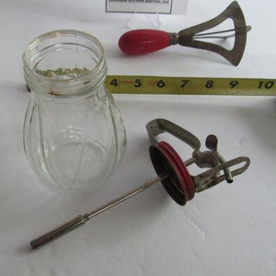 Old Syrup Pitcher and Chopper