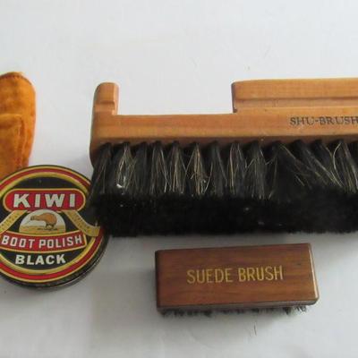 Vintage Shoe Care Set