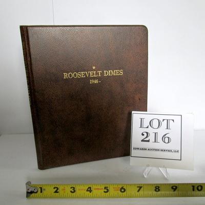 Very Nice Quality Roosevelt Dimes Holder, No Coins