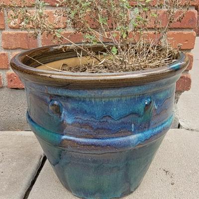 Blue/Purple Ceramic Planter
