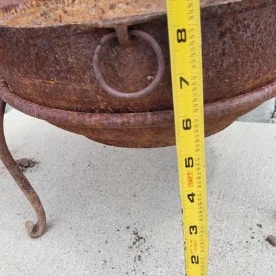 Small Cast Iron Cauldron on a Stand
