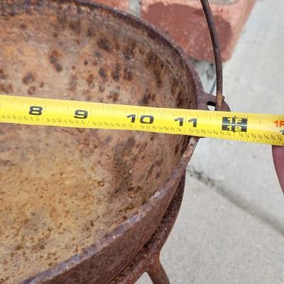 Small Cast Iron Cauldron on a Stand