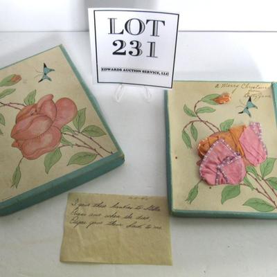 Interesting Ladies Hankies Gift Card in Box