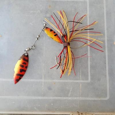 Clear Organizer with Fishing Tackle