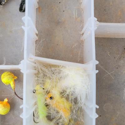 Clear Organizer with Fishing Tackle
