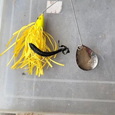 Clear Organizer with Fishing Tackle