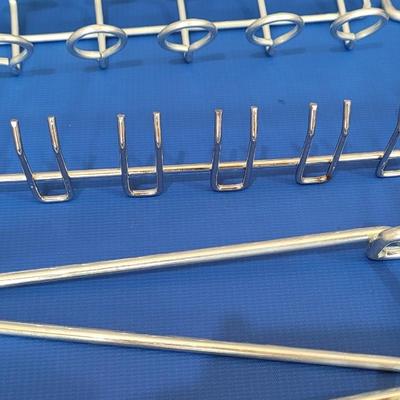 Peg Board Organizing Hooks & Basket