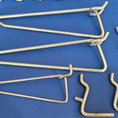 Peg Board Organizing Hooks & Basket