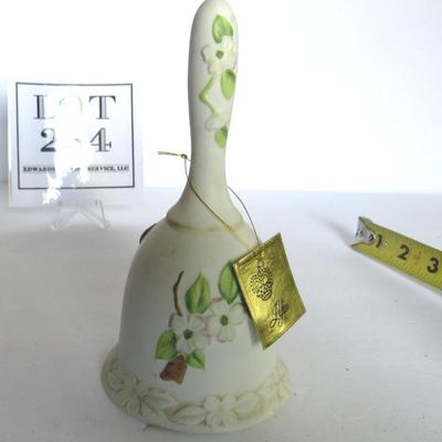 Lot 234:  Vintage Lefton Bisque Cardinal Bell