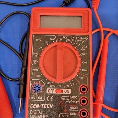 Wire Cutters and Cen Tech DIGITAL Multimeter