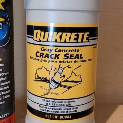 Flex Seal & Quikrete