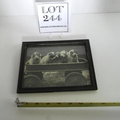 Adorable Dogs Old Print