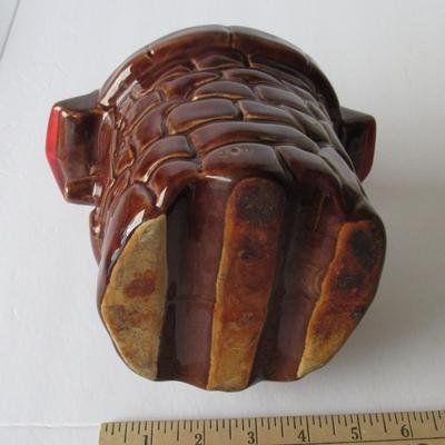 Lot 246:  Old Pottery Wishing Well Planter