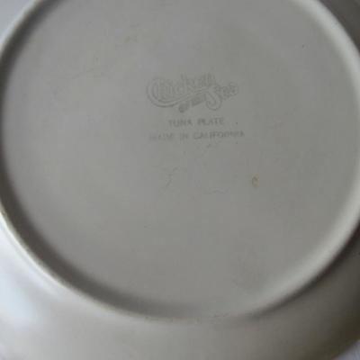 Lot 248:  Vintage Advertising Chicken of the Sea Tuna Plate