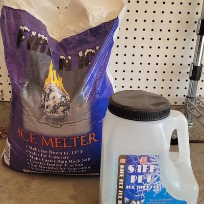 Full Unopened Bag of Ice Melt and Pet Friendly Ice Melt