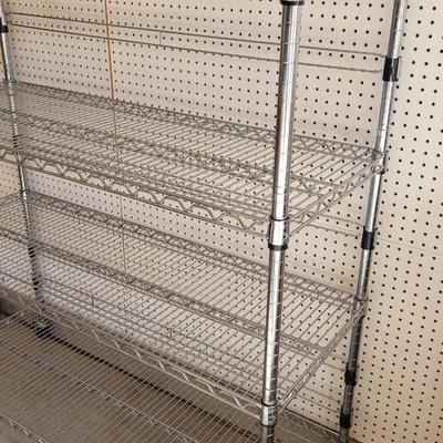 Heavy Duty Metal Shelf on Casters