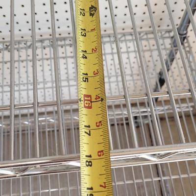 Heavy Duty Metal Shelf on Casters