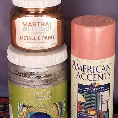 Metallic Paints and Spray Paint