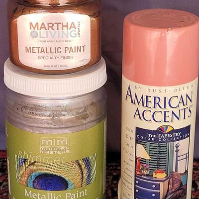 Metallic Paints and Spray Paint