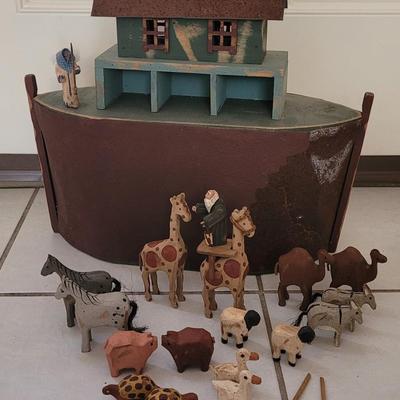 Artist Made & Signed Noah's Ark