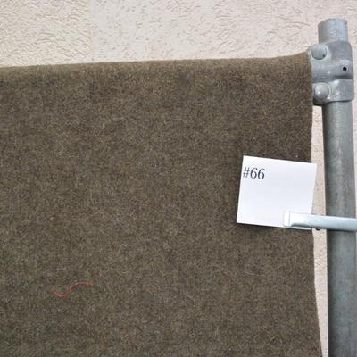 Army Style Neutral 100% Wool Blanket Measures 84"x64"
