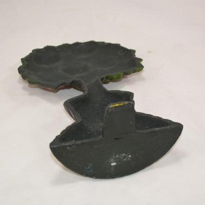 Vintage Cast Iron Apple Tree Doorstop Measures 9.5"x6.5"