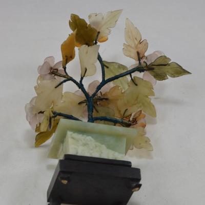 Small Asian Stone Tree Measures 9"x6"