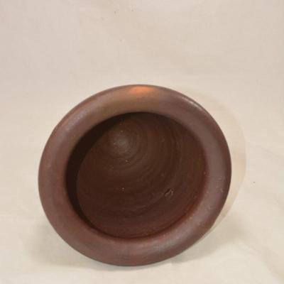 Vintage Ceramic Mortar with Wooden Pestle Measures 12"x7.5"