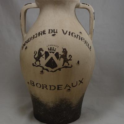 Vintage Large Bordeaux French Stone Ware Wine Jug