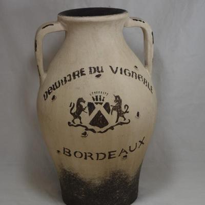 Vintage Large Bordeaux French Stone Ware Wine Jug