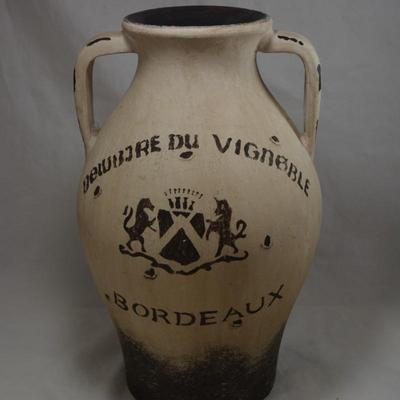 Vintage Large Bordeaux French Stone Ware Wine Jug