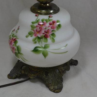 3 Way Hand Painted 2 Globe Lamp