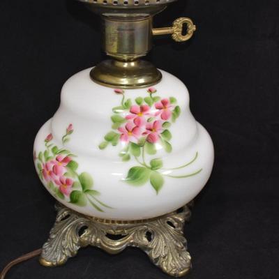 3 Way Hand Painted 2 Globe Lamp