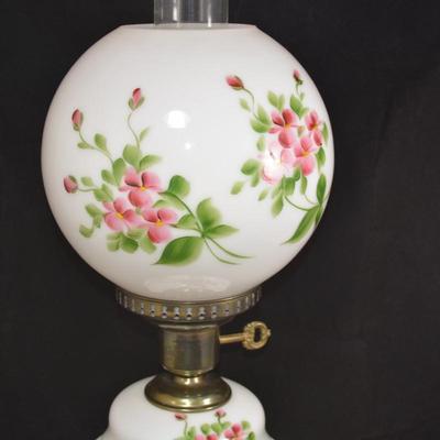 3 Way Hand Painted 2 Globe Lamp