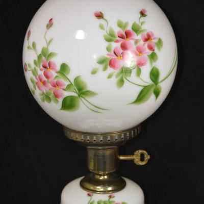 3 Way Hand Painted 2 Globe Lamp