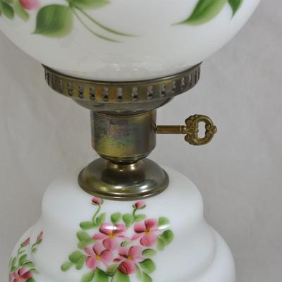 3 Way Hand Painted 2 Globe Lamp
