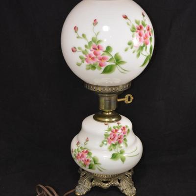 3 Way Hand Painted 2 Globe Lamp