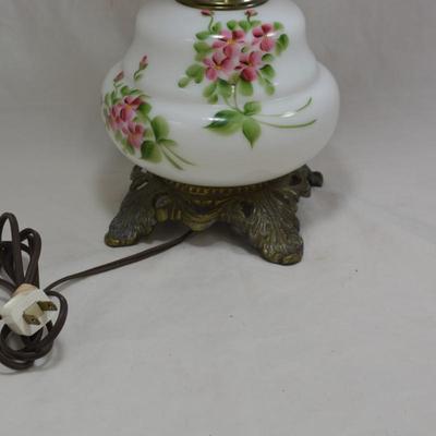 3 Way Hand Painted 2 Globe Lamp